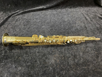 AMAZING Original Gold Plated CG Conn New Wonder Soprano Saxophone - Serial # 141442